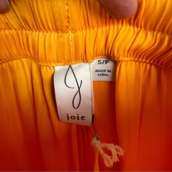 Joie Wide Leg Silky Pants. Tangerine. NWT Small - Picture 4 of 9